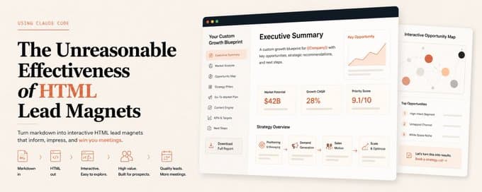 HTML Lead Magnets Are the Most Underused GTM Asset Right Now
