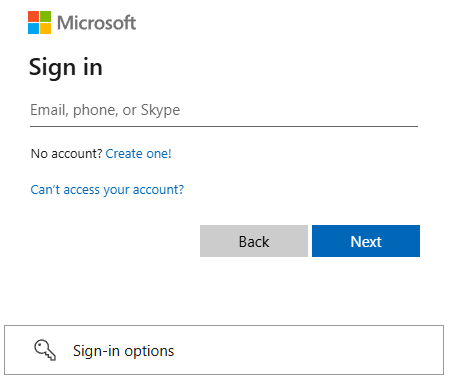 Enter the mailbox email address